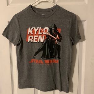 Boys gray Star Wars tee